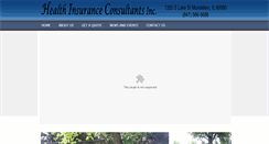Desktop Screenshot of healthinsconsultants.com